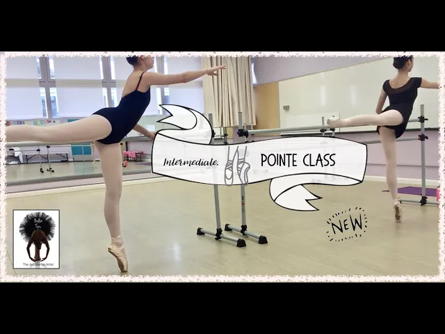 intermediate pointe class to follow along!